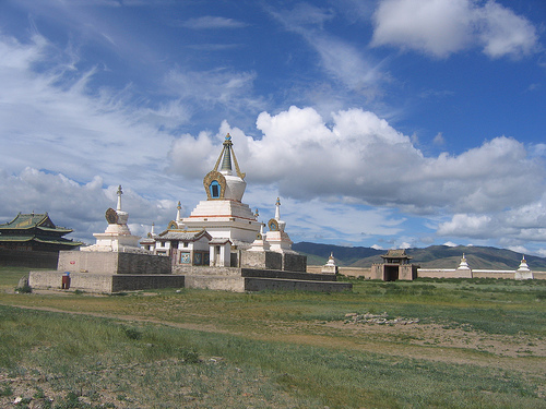 Temple and sky Temple and sky