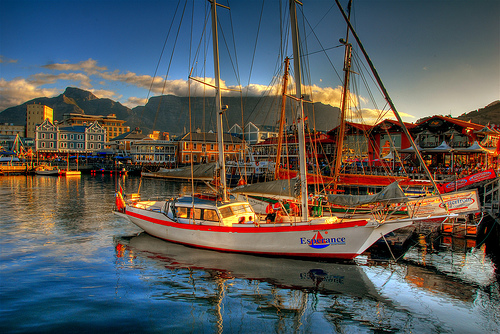 El puerto Victoria y Alfred, en Sudáfrica