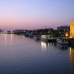 Rio Guadalquivir en Sevilla Rio Guadalquivir en Sevilla