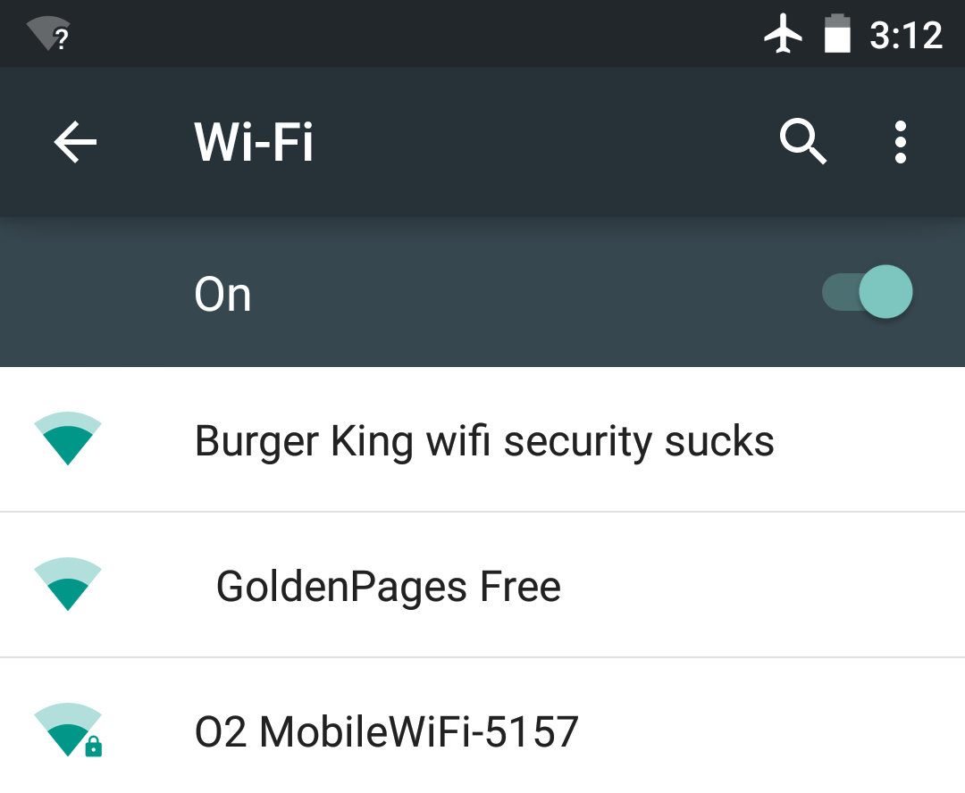 Redes WiFi Inseguras