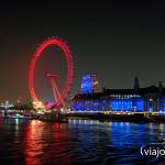 El London Eye de noche