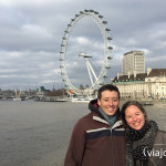 Vista del London Eye desde el Puente Westminster