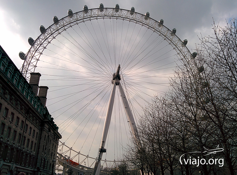 El London Eye desde Jubilee Gardens
