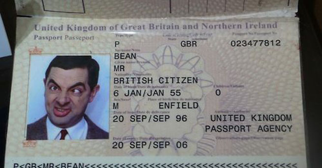 Pasaporte Mr Beans